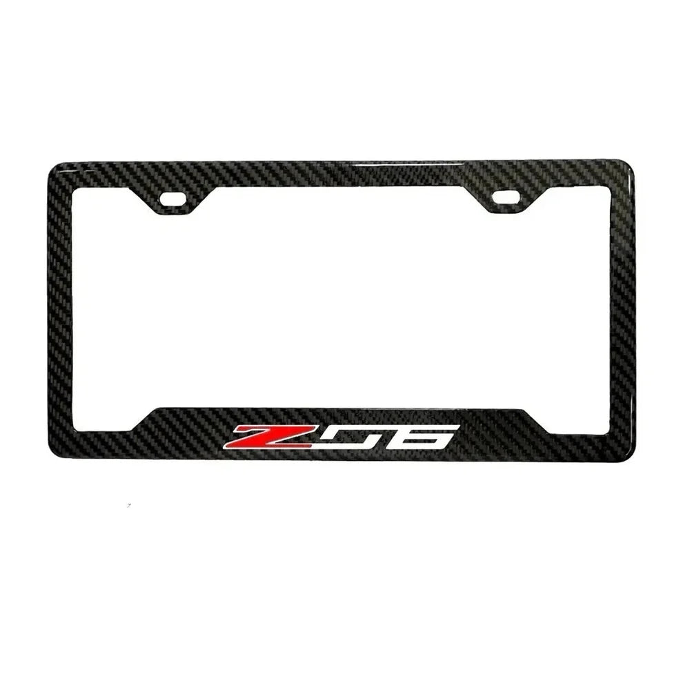 Chevrolet Corvette Z06 - Carbon Fiber License Plate Frame