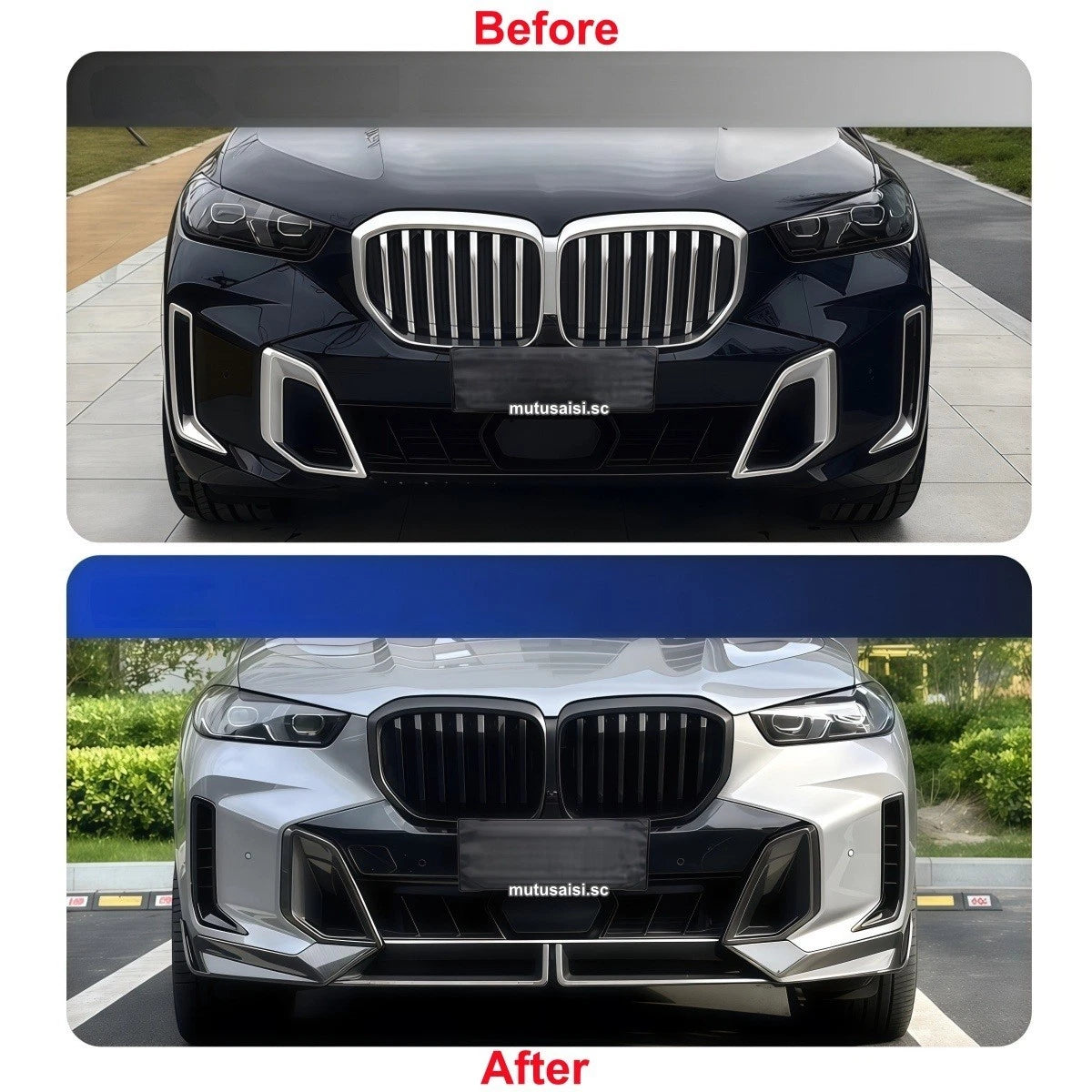 Gloss Black Full Aero Kit V2 - BMW X5 G05 LCI M Sport 2023+