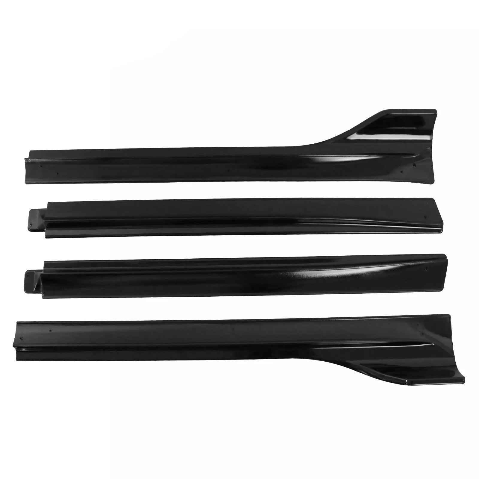 Gloss Black Side Skirts Extension V3  - 20-24 Tesla Model Y