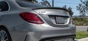 Carbon Fiber P Style Trunk Spoiler - MERCEDES BENZ W205 C-CLASS SEDAN