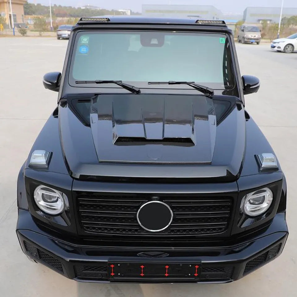 Carbon Fiber Front Roof Spoiler - Mercedes Benz G Wagon W463 W464 G550 G63 2019+