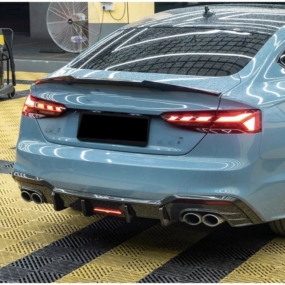 V Style Carbon Fiber Spoiler - AUDI B9 A5 S5 RS5 SPORTBACK