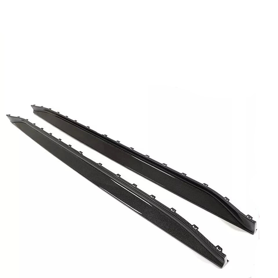 Carbon Fiber Side Skirt Replacement - 2021-25 BMW G80 M3