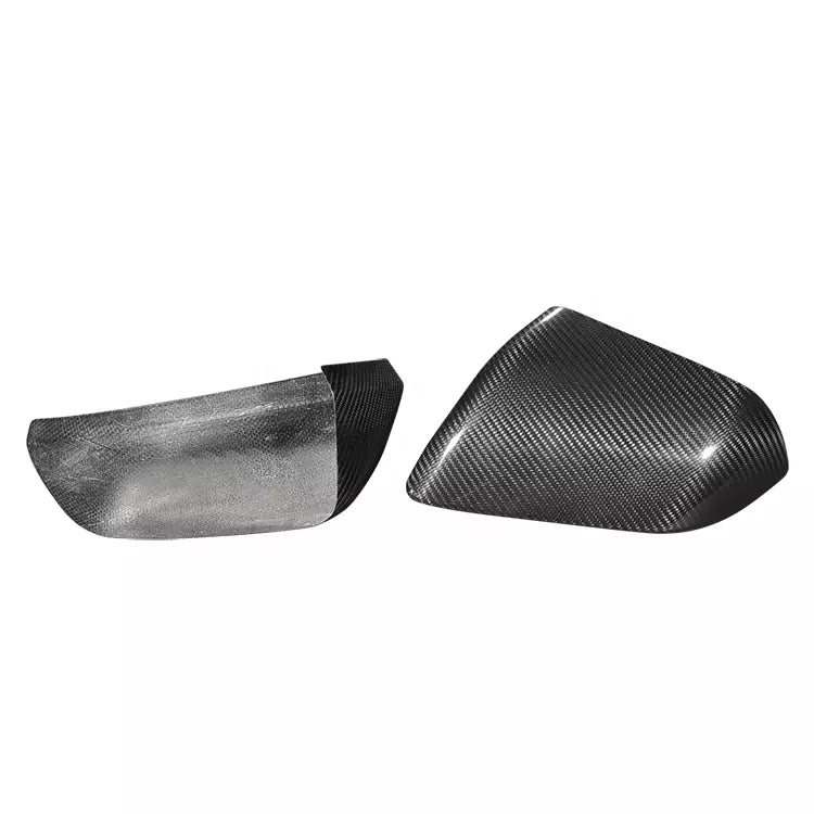 Oem Style Carbon Fiber Mirror Cap Set - Ford Mustang