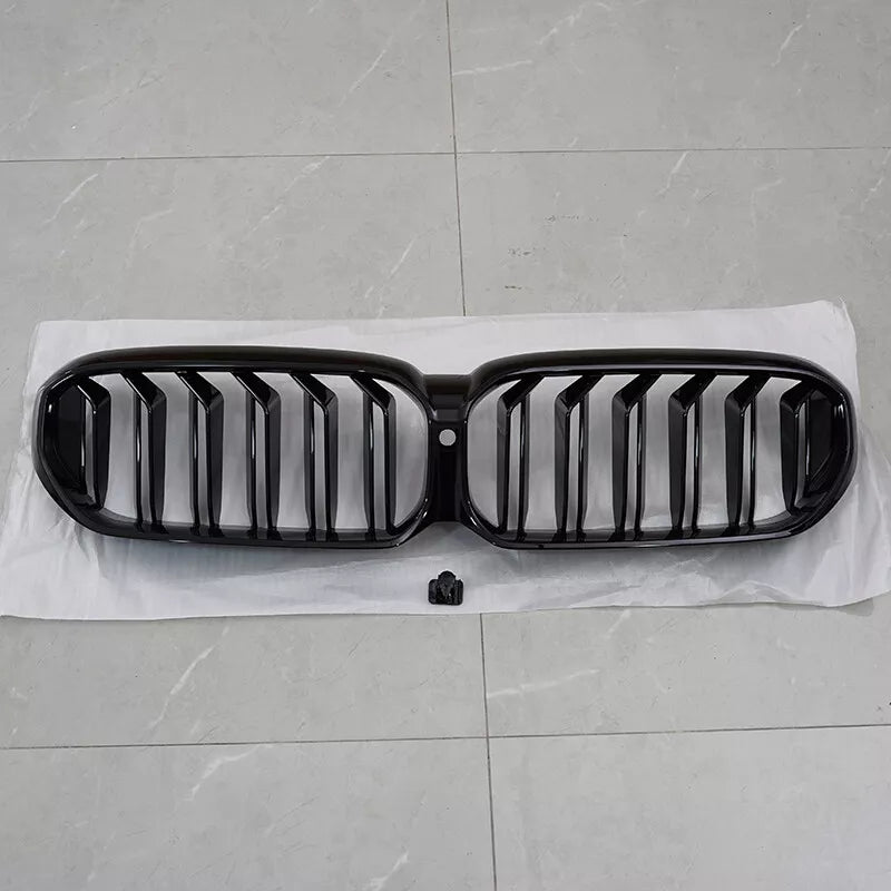 Gloss Black Front Kidney Grille Dual Slat Grill - BMW G30 5 Series