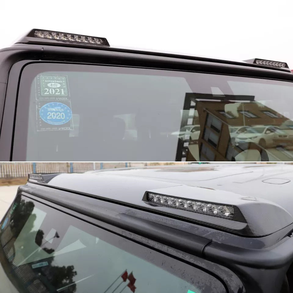 Carbon Fiber Front Roof Spoiler - Mercedes Benz G Wagon W463 W464 G550 G63 2019+