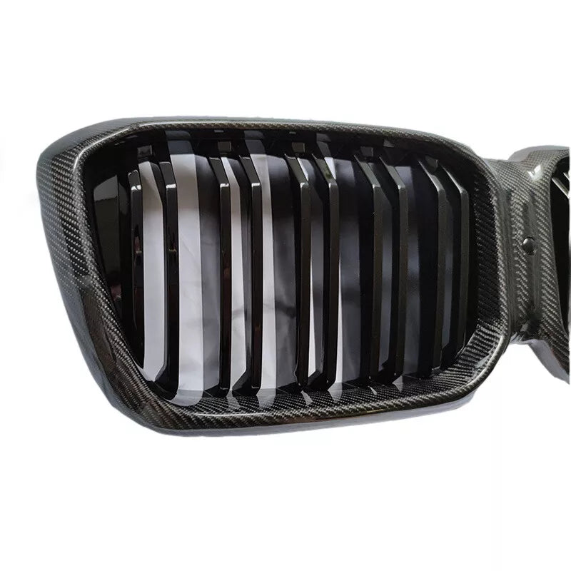 Carbon Fiber Dual Slat Grilles - BMW G01 X3 LCI & G02 X4 LCI
