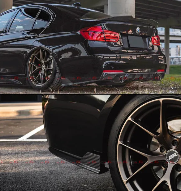 MP style Carbon Fiber Rear Canard - BMW F30