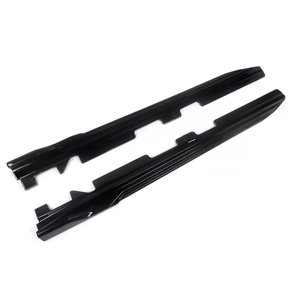 Gloss Black Side Skirts - BMW X3 X3M G01 X4 X4M G02