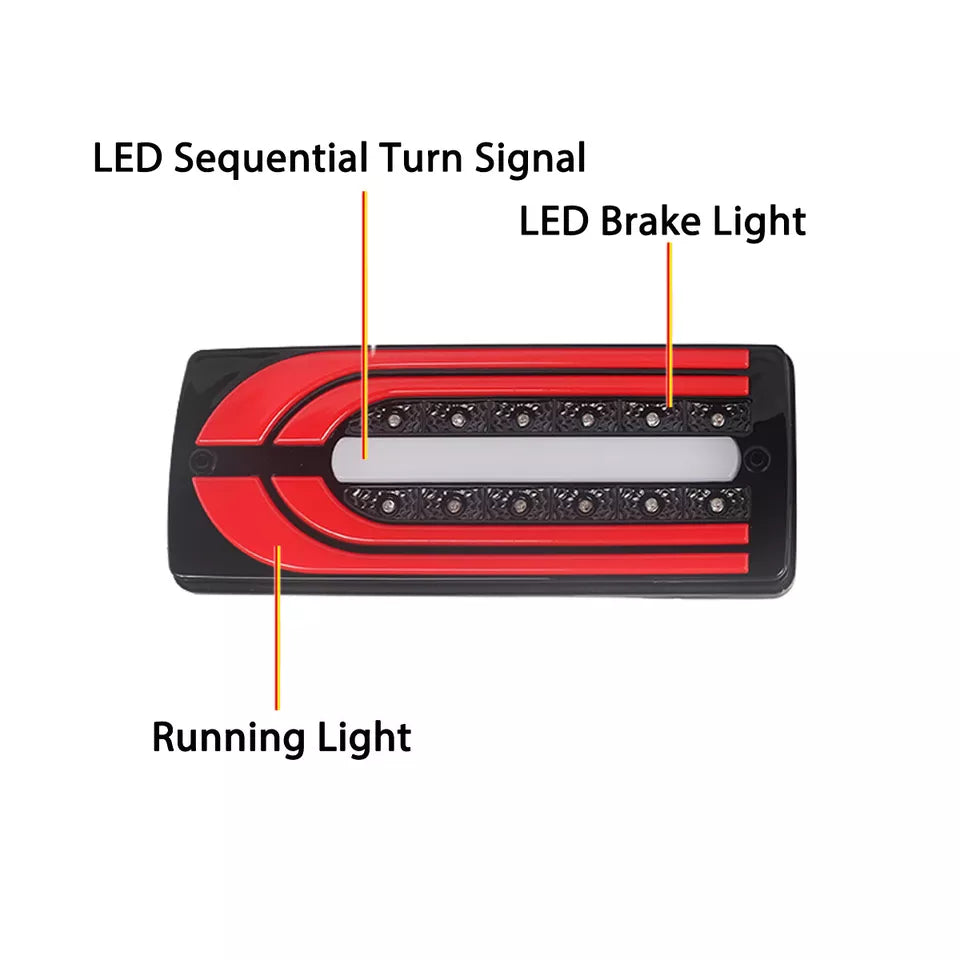 LED Tail Light V2 - 1999-2018 Mercedes Benz W463 G-Wagon G63 G550 G500