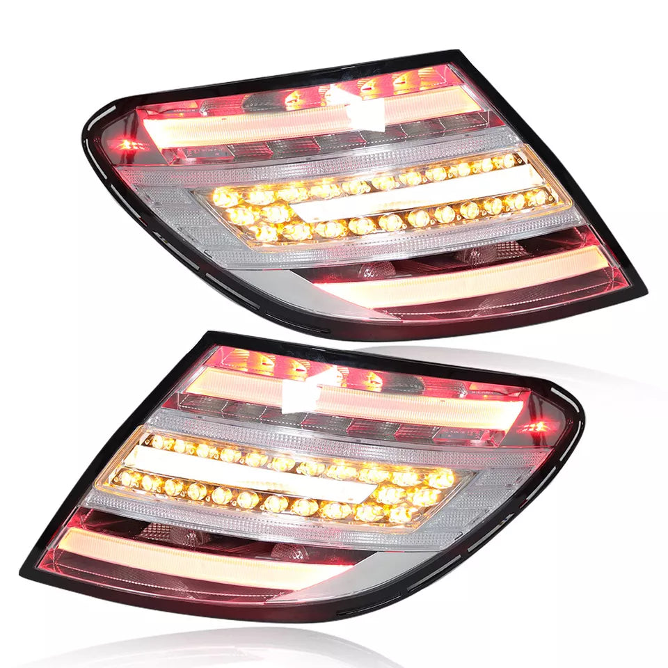 Clear LED Tail light - Mercedes Benz W204 C-Class 2008-2010 C250 C300