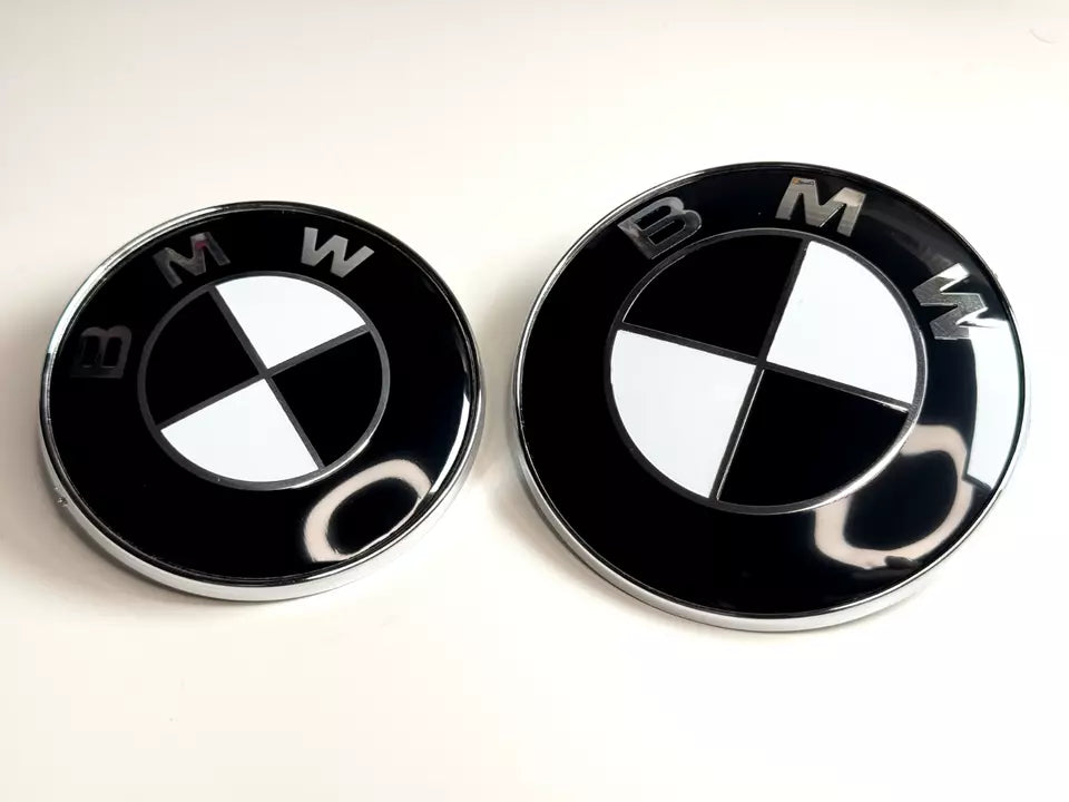 Black & White Roundel Emblem replacement - BMW F & E Chassis