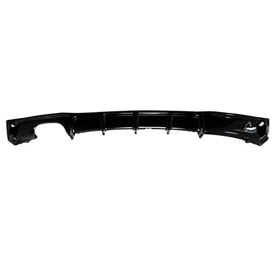 M Sport Gloss Black Rear Bumper Diffuser - BMW F30 3 Series