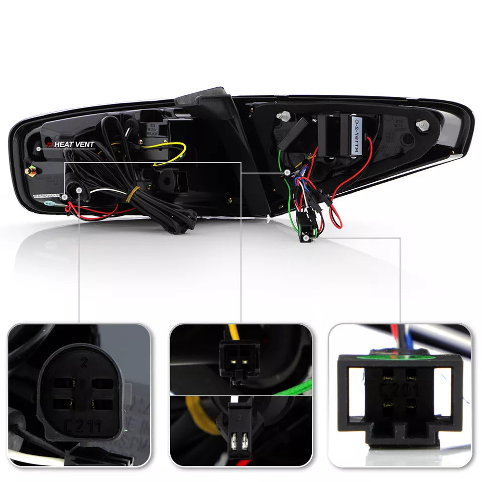 Full LED Tail Light Set w/ animation - 2013-2016 Audi A4 S4