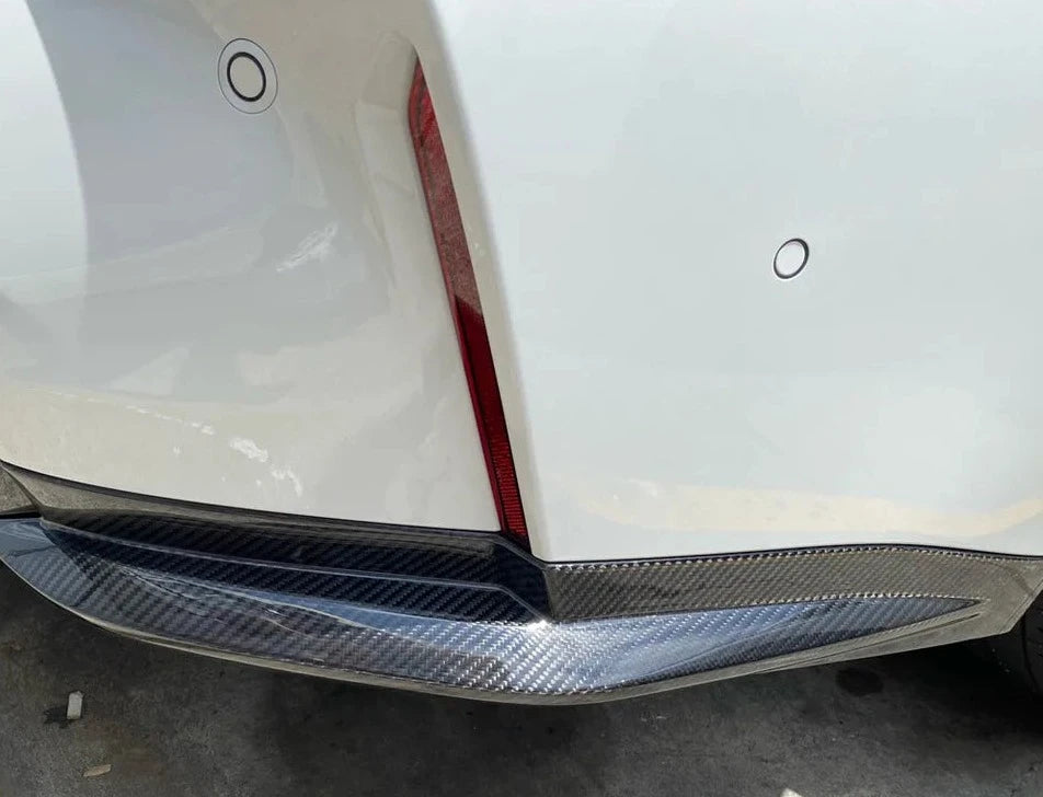 OEM Style Carbon Fiber Rear Corner Canard - BMW G80 M3