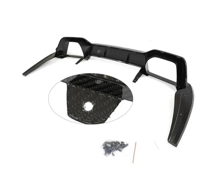 https://www.thecarbonindustries.com › products › 3d-style-carbon-fiber-rear-diffuser-bmw-f98-g02-x4m