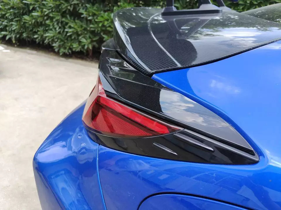 Gloss Black Rear Tail Light Eyebrow Cover Trim - Subaru BRZ Toyota GR86 2022-2023