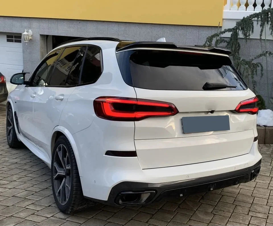 Glossy Black Rear Roof Spoiler Wing Spoiler - BMW X5 G05 M-Sport 2019-2023