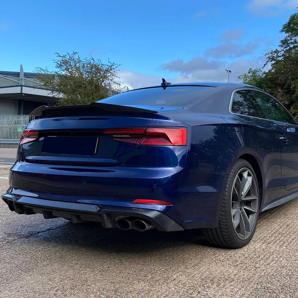 Carbon Fiber Rear Diffuser - Audi S5/A5 B9 S- Line