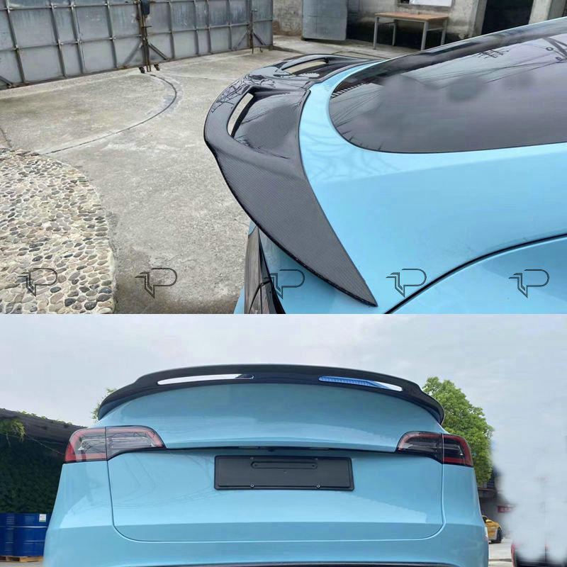 Carbon Fiber Rear Trunk Spoiler Wing - Tesla Model 3
