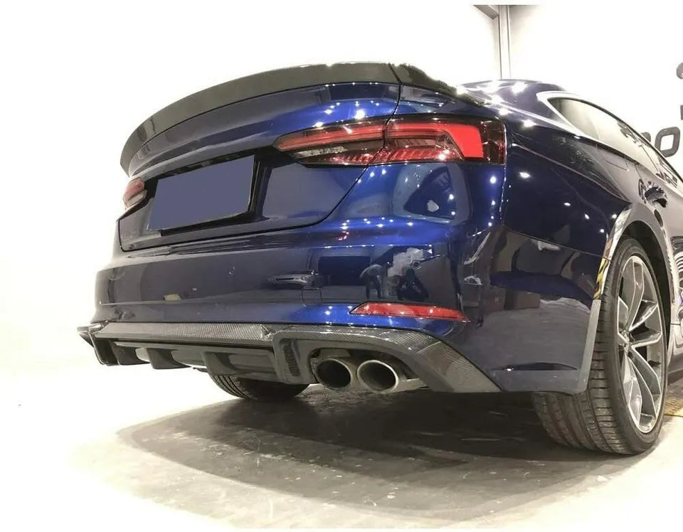 Carbon Fiber Rear Diffuser - Audi S5/A5 B9 S- Line