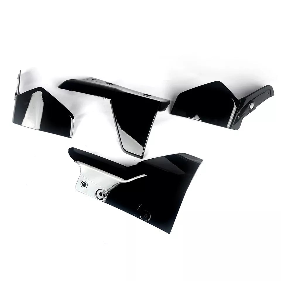 MP Style Gloss Black Rear Diffuser w/ Rear Canard - BMW G05 X5 M Sport 2018-2022