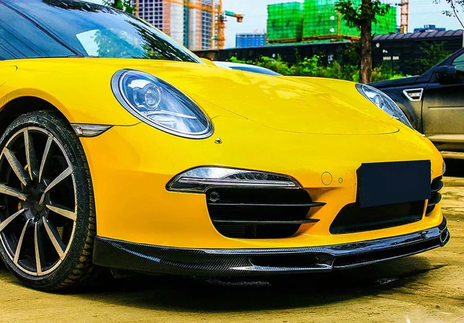 Carbon Fiber Front Bumper Lip - Porsche 991 & 991.1