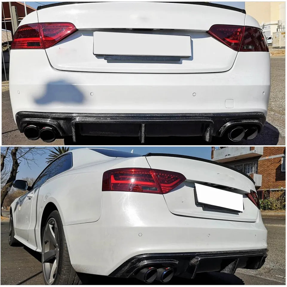 V1 Carbon Fiber Rear Diffuser - Audi A5/S5 8.5