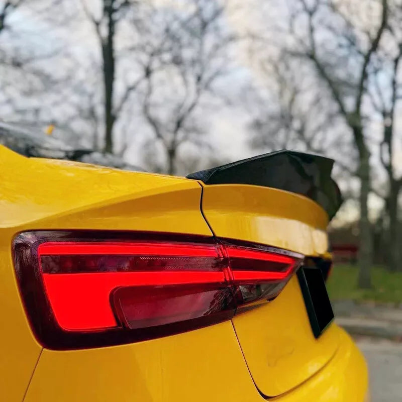 PSM Style High Kick Carbon Fiber Trunk Spoiler - Audi RS3 / S3 / A3 8V