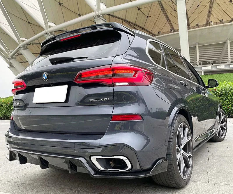 V1 Gloss Black Rear Roof Spoiler - 19-25 BMW G05 X5