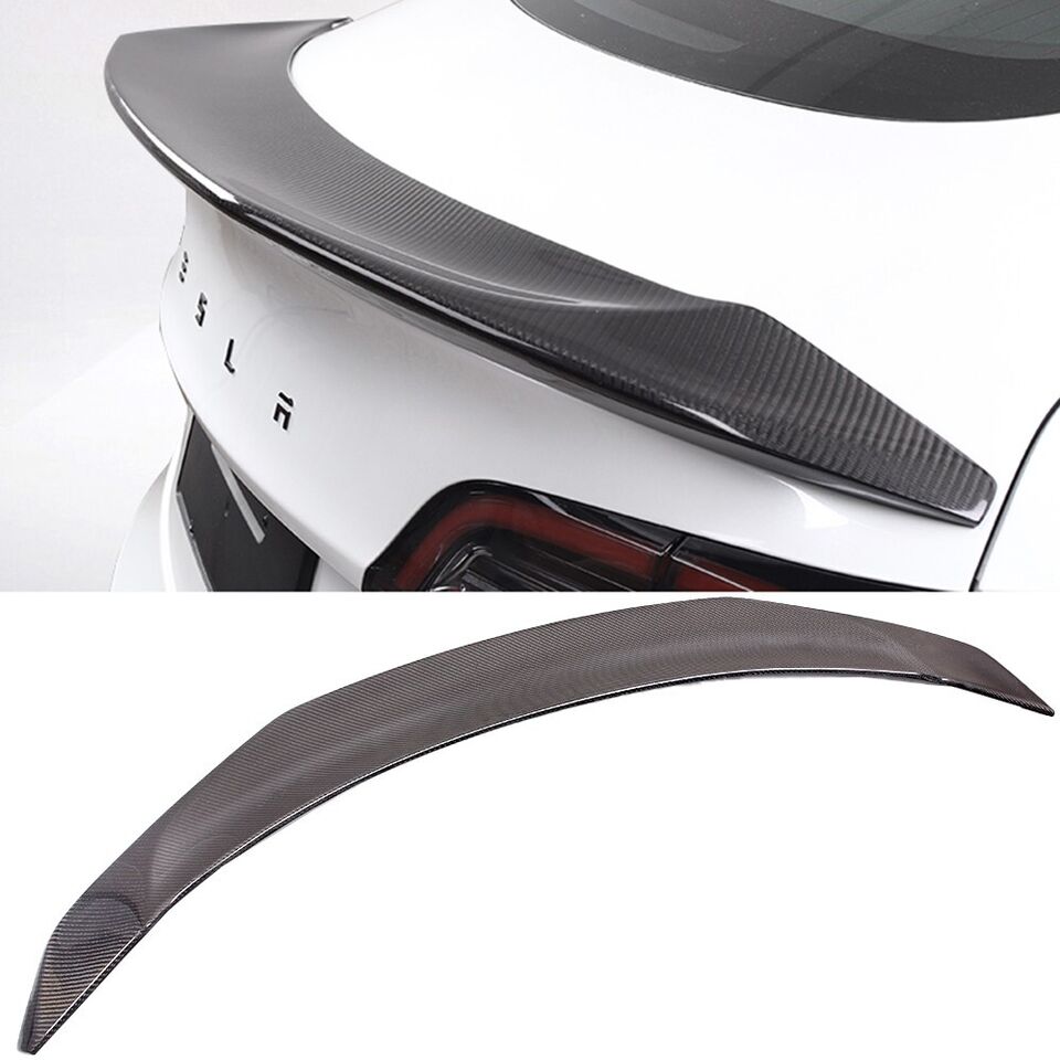 V Style Carbon Fiber Spoiler - Tesla Model 3 2017-2023