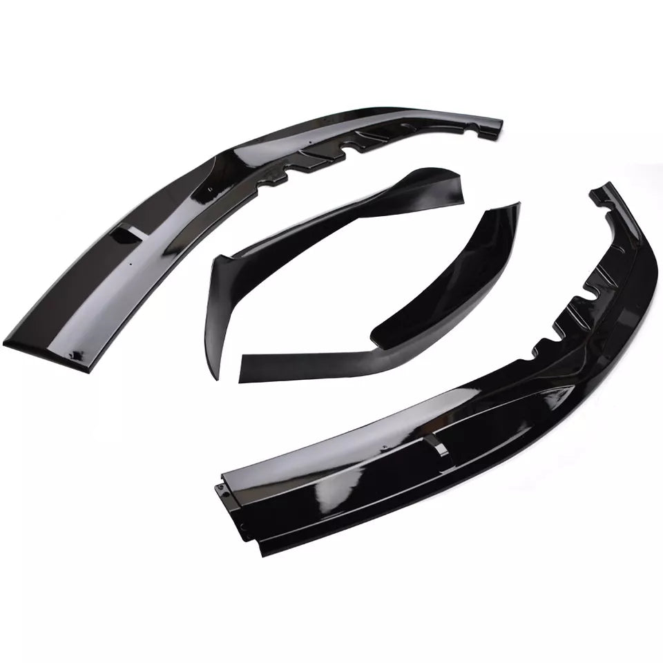 V1 Gloss Black Front Lip Extension - 2017-2020 BMW 5-Series G30 M-Sport
