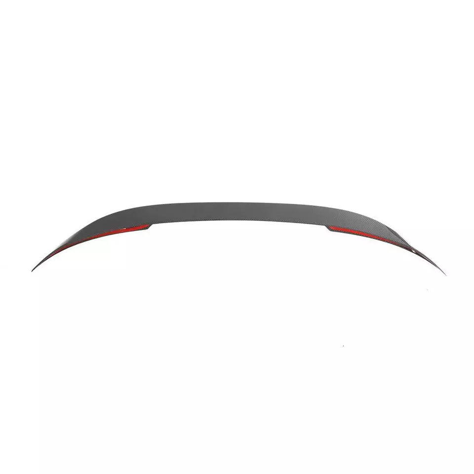 H Style Carbon Fiber Rear Trunk Spoiler - Honda Civic Type R 11th Gen