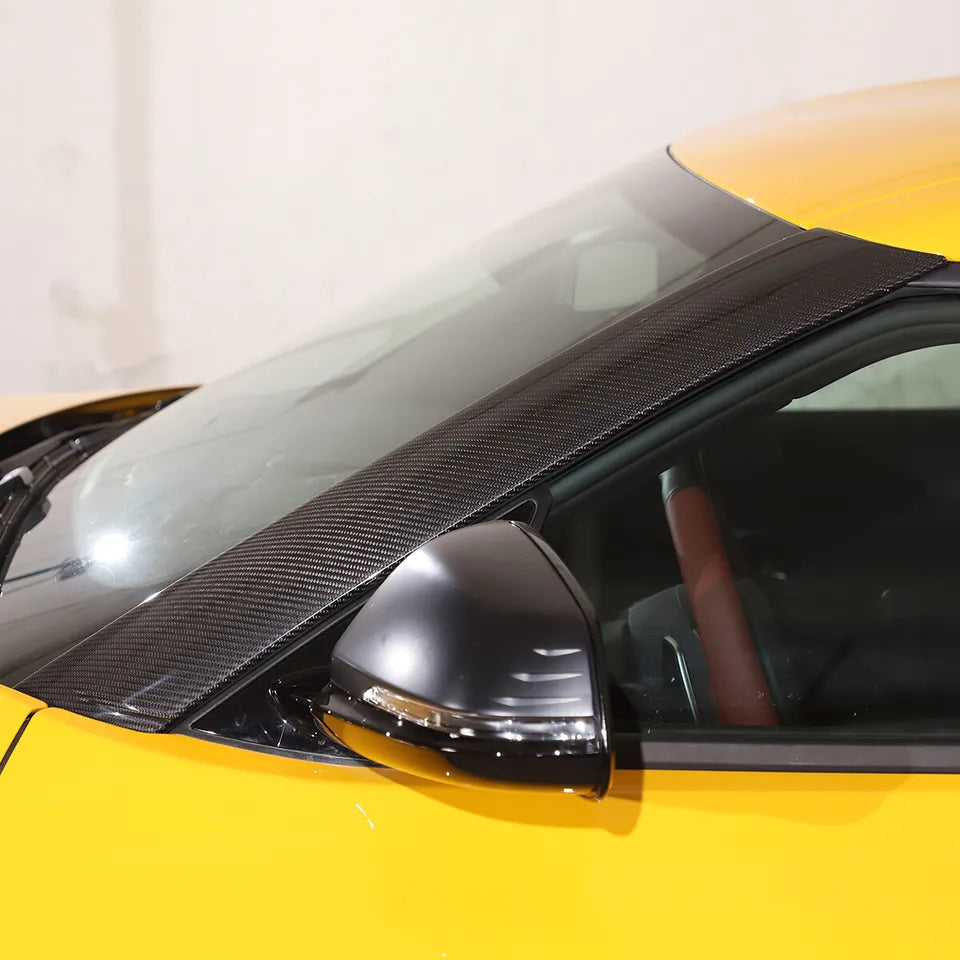 Carbon Fiber Door A pillars Cover - Toyota Supra A90 MK5