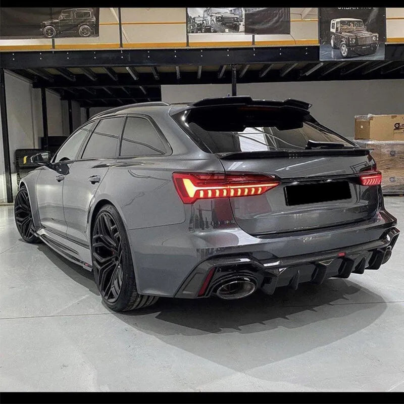 Carbon Fiber Trunk Spoiler - Audi A6 RS6 C8 Avant