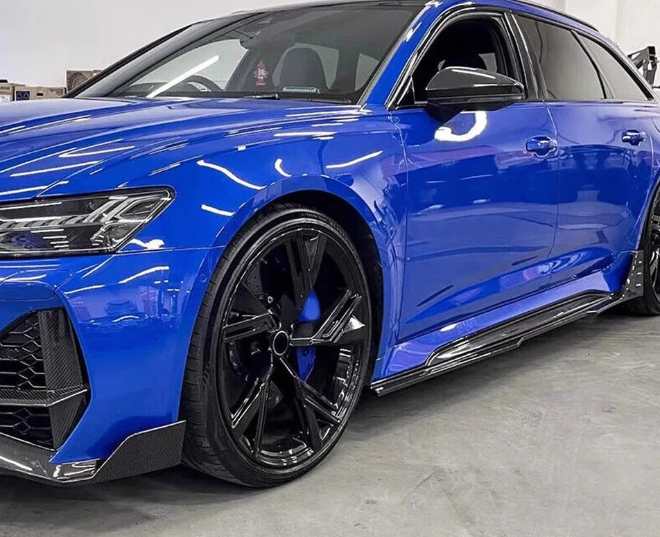 Carbon Fiber Side Skirts - Audi RS6 / RS7 C8