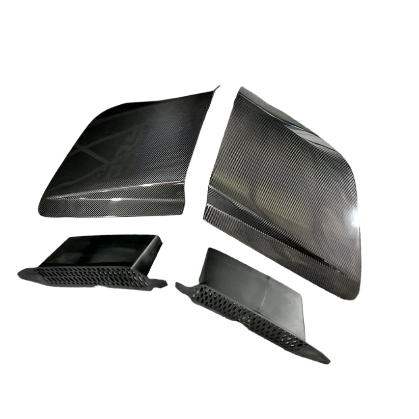 Carbon Fiber GT4 LMS Style Side Vent Blades - AUDI R8 (4S Gen 2)