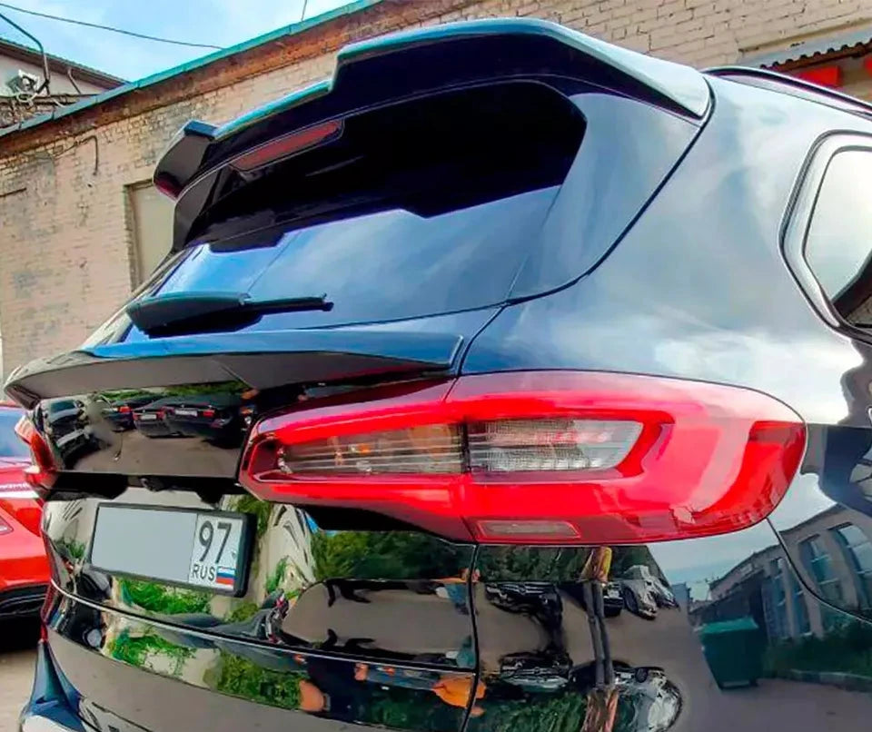 Glossy Black Rear Roof Spoiler Wing Spoiler - BMW X5 G05 M-Sport 2019-2023