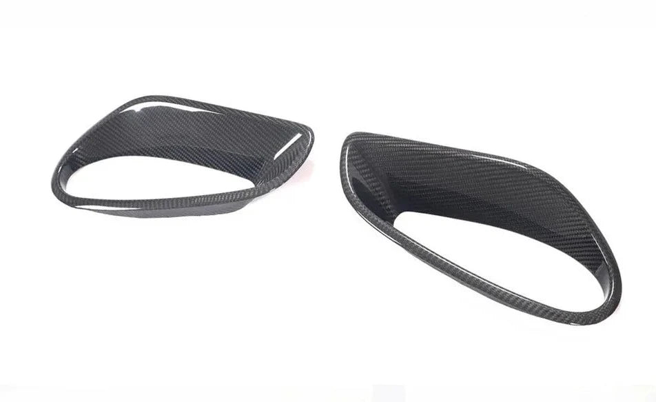 Dry Carbon Fiber Side Fender Air Vent Covers - Porsche 911 991 Turbo S