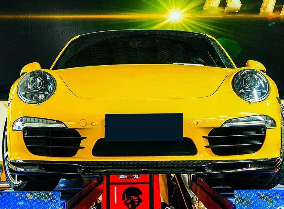 Carbon Fiber Front Bumper Lip - Porsche 991 & 991.1