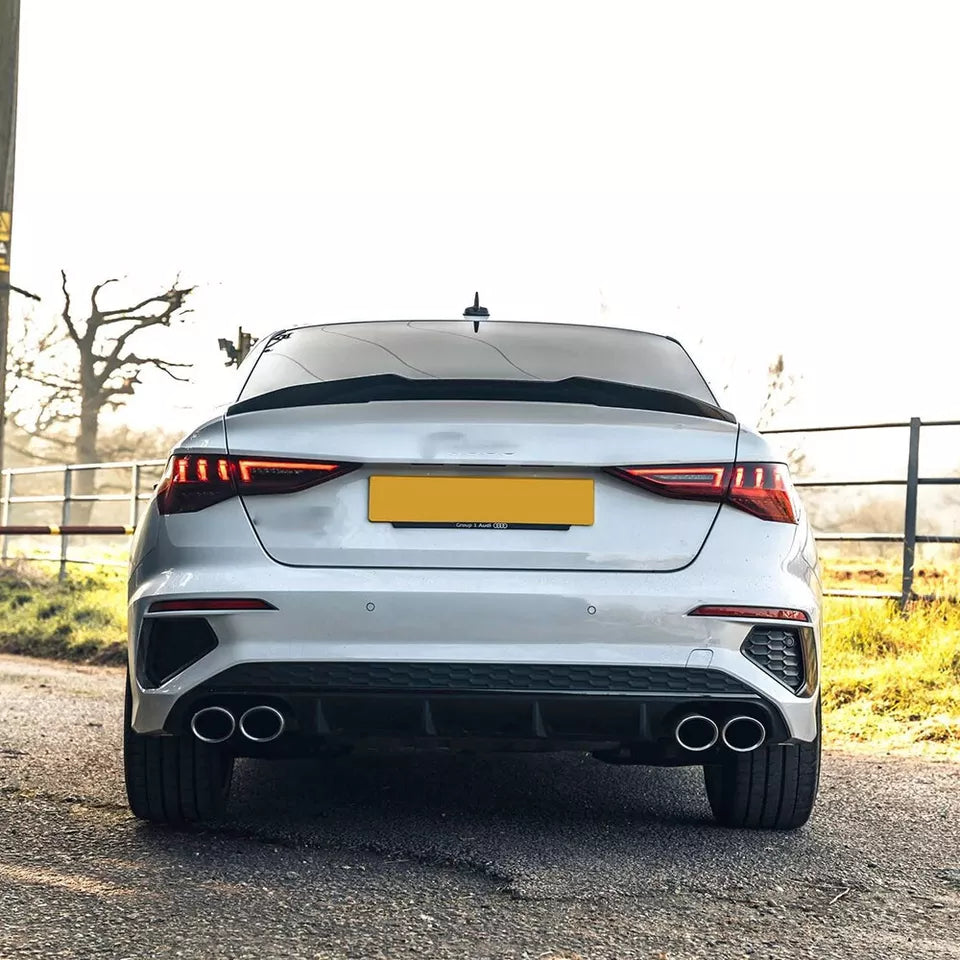 PSM Style Carbon Fiber Trunk Spoiler - Audi RS3 / S3 / A3 8Y S Line