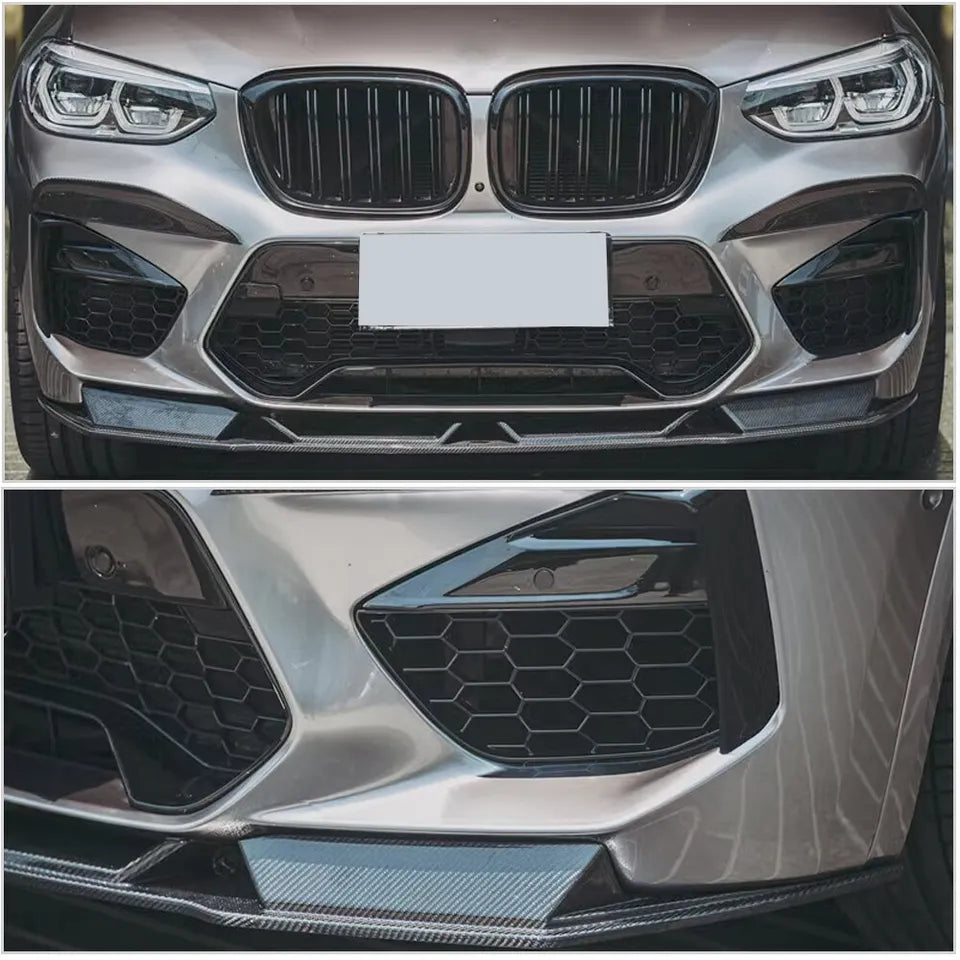 Carbon Front Bumper Lip Splitter -  BMW F97 X3M F98 X4M 2019-2023
