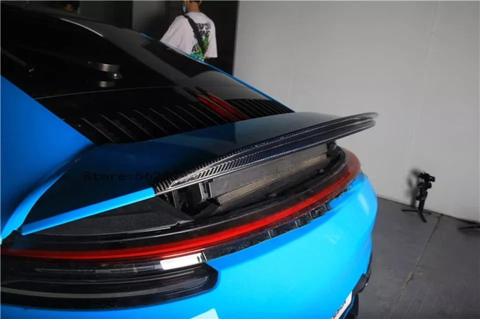Dry Carbon Fiber Rear Trunk Spoiler Wing - Porsche 911 992 Carrera 4/S/4S