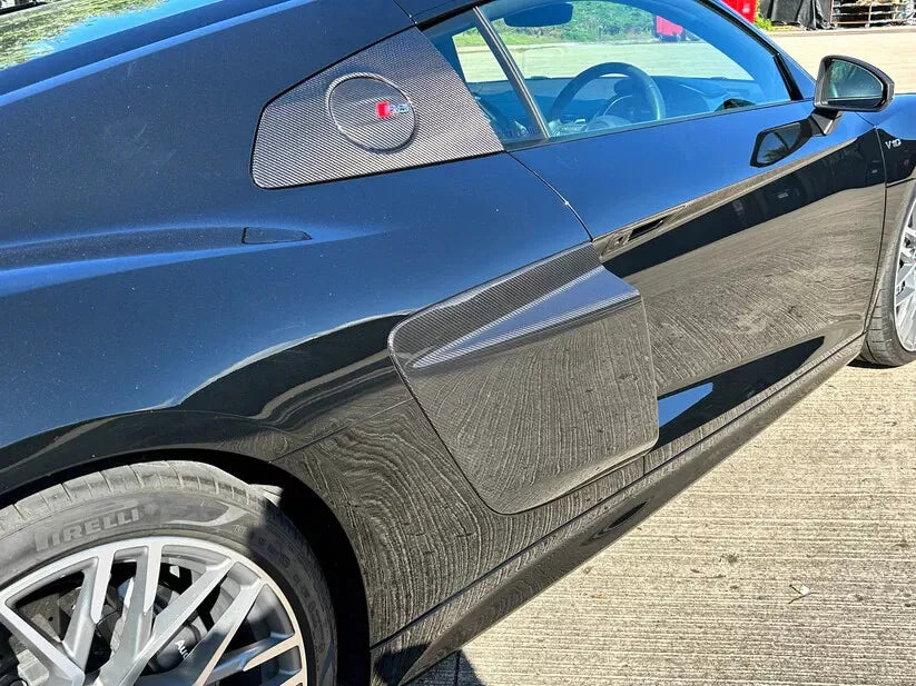 Carbon Fiber GT4 LMS Style Side Vent Blades - AUDI R8 (4S Gen 2)