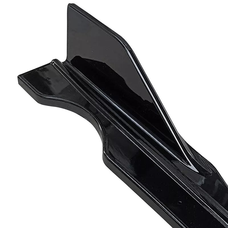 Gloss Black Side Skirt Extensions- 19-25 BMW G05 X5 M Sport
