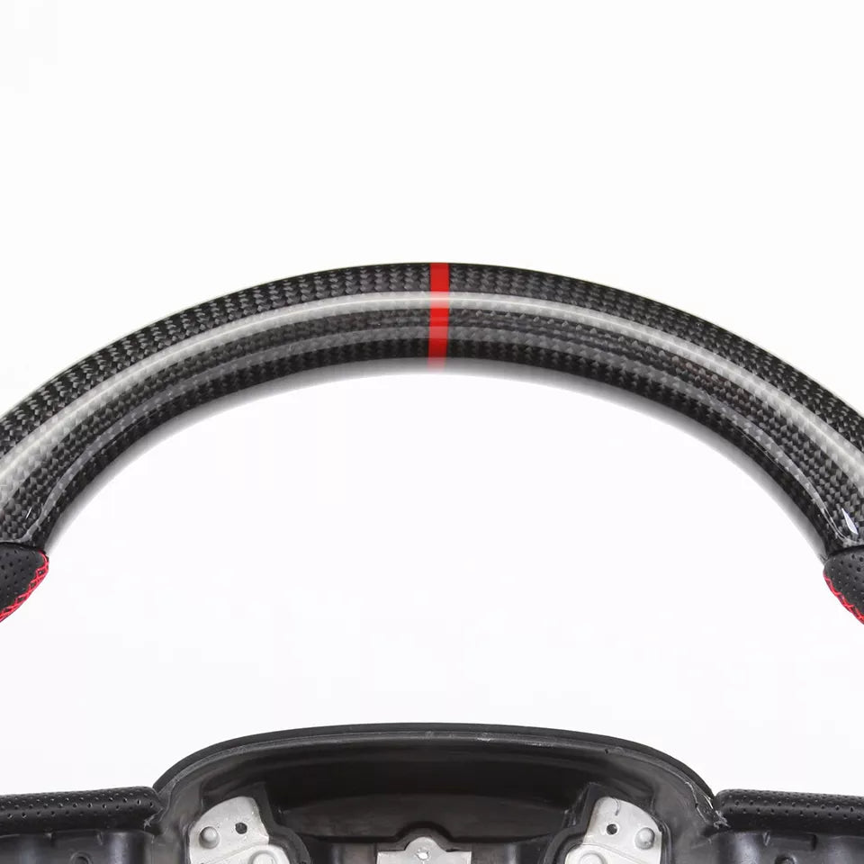 Dodge Charger Carbon Fiber Steering Wheel w/ Heated - Dodge Challenger Durango Hellcat