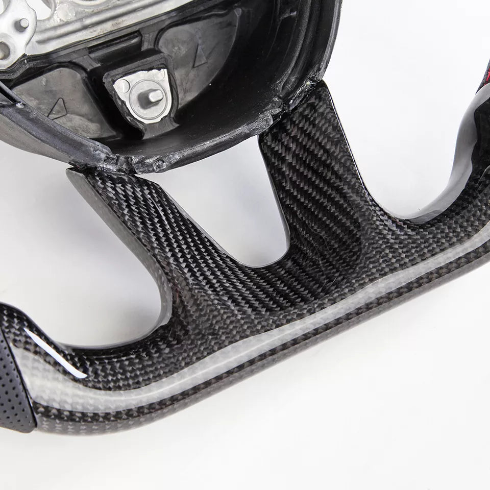 Dodge Charger Carbon Fiber Steering Wheel w/ Heated - Dodge Challenger Durango Hellcat