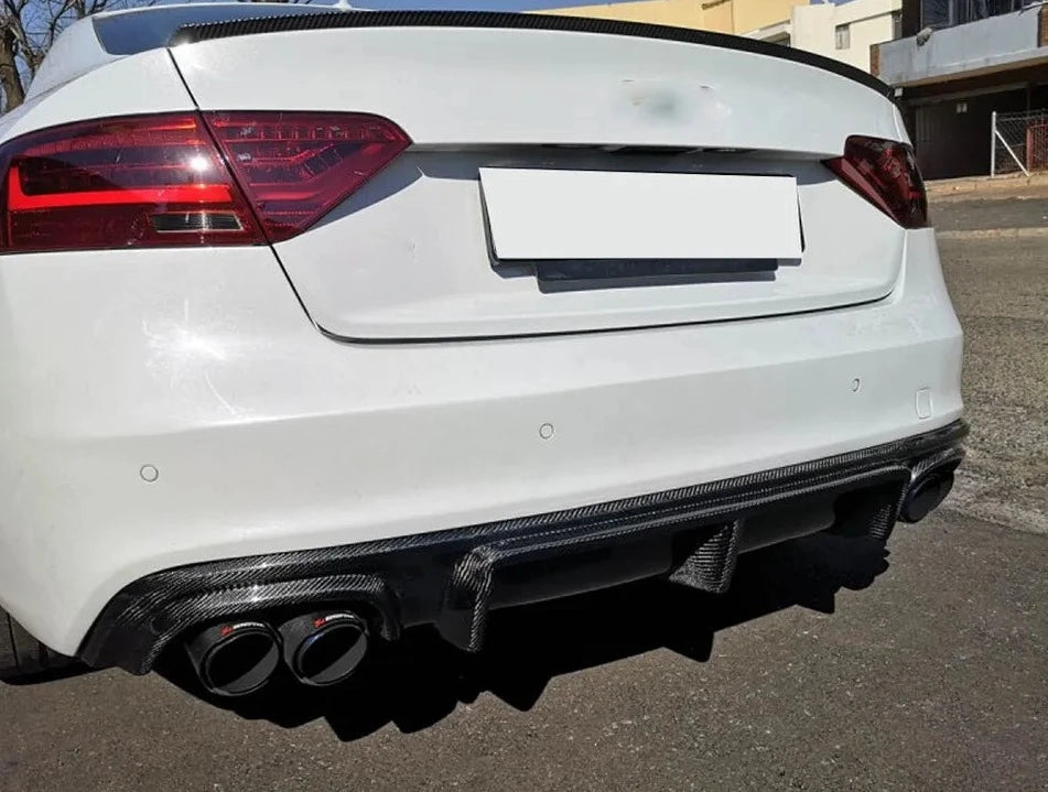 V1 Carbon Fiber Rear Diffuser - Audi A5/S5 8.5