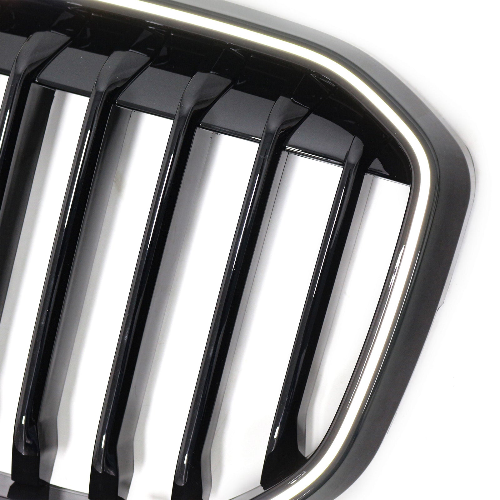 Gloss Black Single Line Grille Grill w/LED - BMW X7 G07 2023-2026 2019-2022