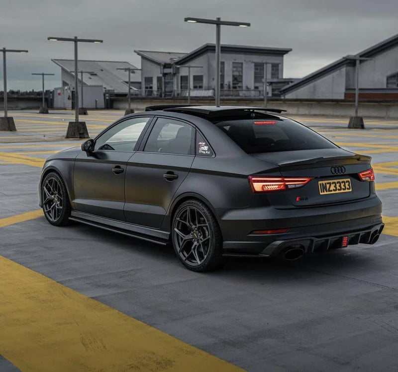 Carbon Fiber Diffuser W/ Brake Light- Audi RS3 8v